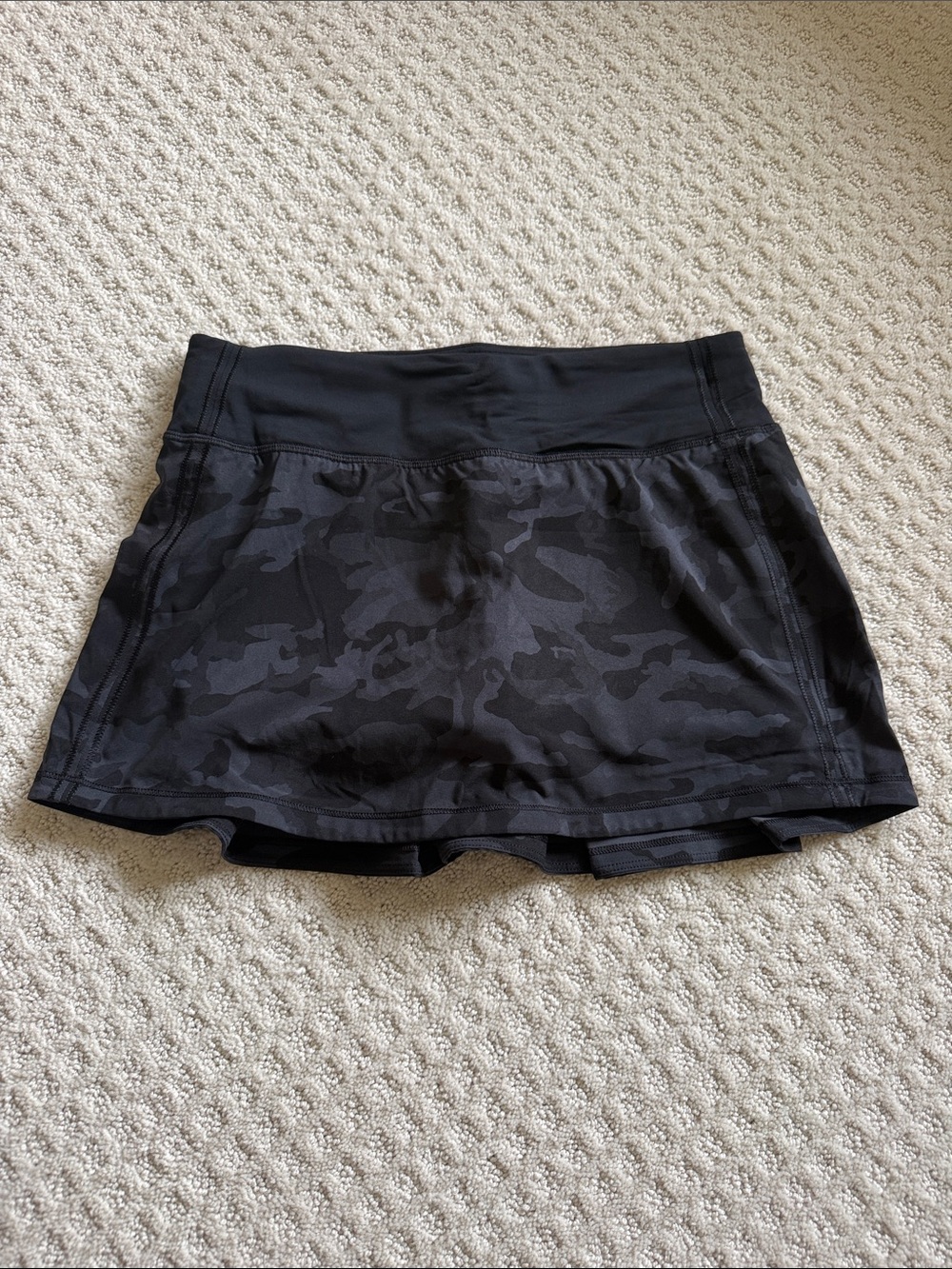 Lululemon Athletic Black Camo Skort